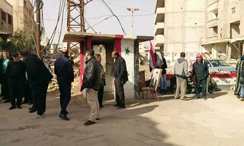 Desplazados sirios regresan a sus casas en Buwaida Desplazados sirios regresan a sus casas cinco años después